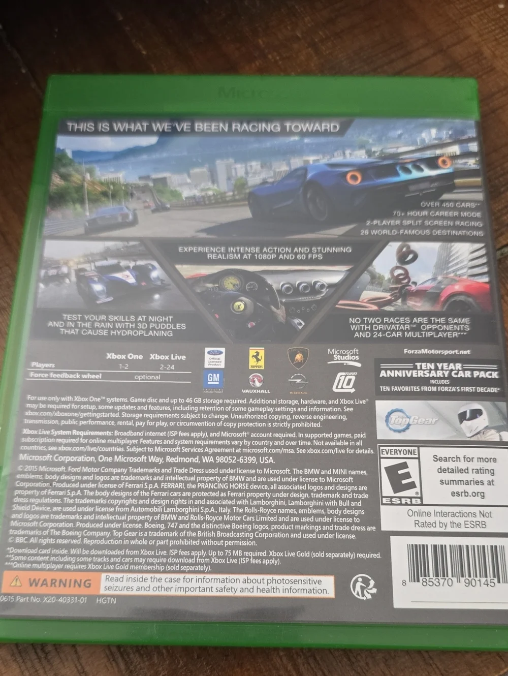 Forza Motorsport 6 - Ten Year Anniversary Edition Xbox One